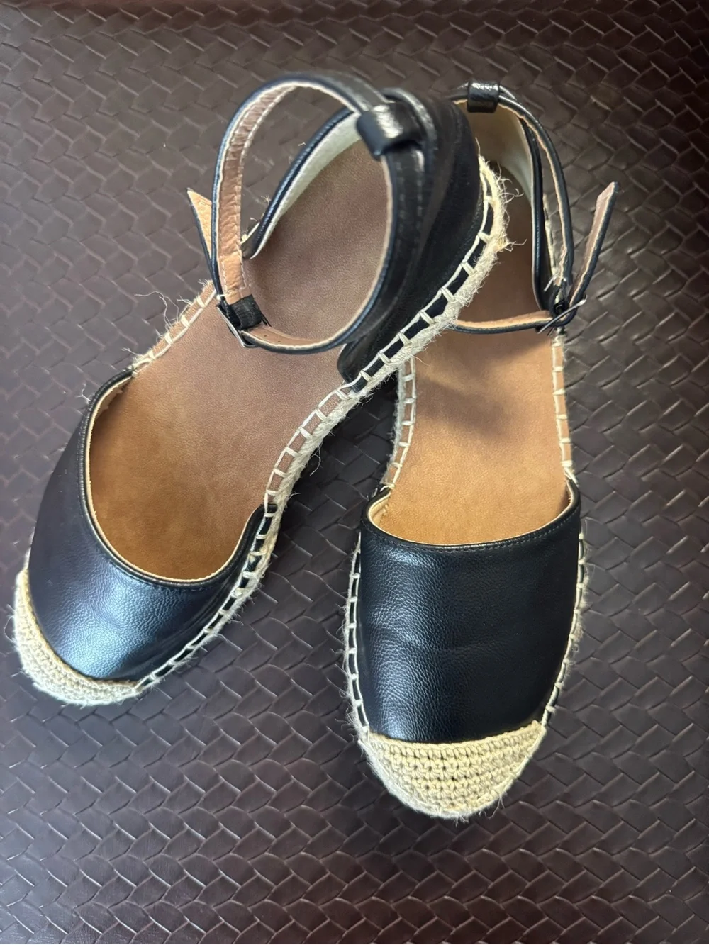 Source Unknown black leather